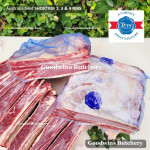 Beef rib SHORTRIB daging iga sapi  frozen Australia AMH 3-4 RIBS crossed cuts 3/8" & 1" (price/kg)